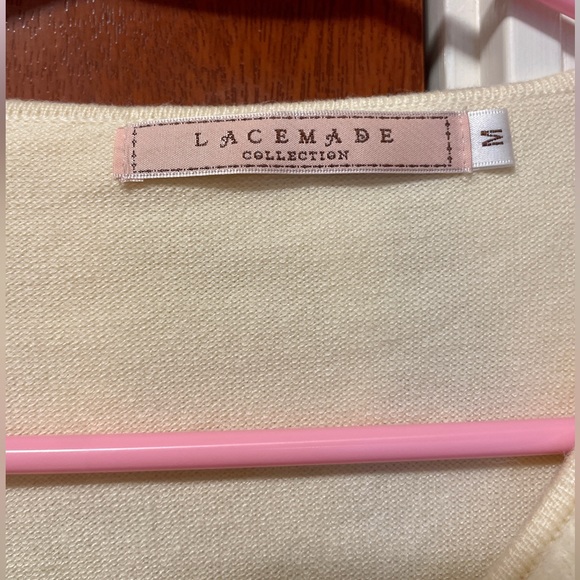 Lacemade Liz Lisa 🌸Gunne Sax Prairie Style Y2K Floral Ruffle Cardigan/Sweater🤍 - Picture 10 of 14